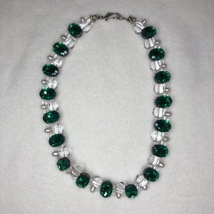 Betsy Michaels Freshwater Pearl & Glass Necklace